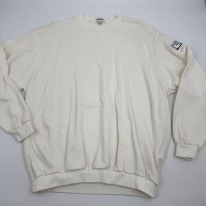 Vintage PING Mens XL Cream Ribbed‎ Golf Pullover Sweatshirt G.I. Joes Thriftway